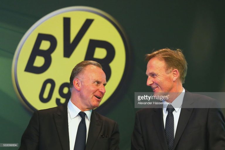 Presidente Do Bayern e do Borussia: dificuldades em competir com grandes