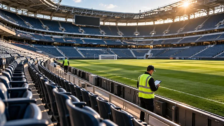 manutenção de estádio